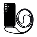 Capa com Alça Ajustável para Samsung S - Preto Modelo do Samsung:S25 Edge
