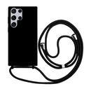 Capa com Alça Ajustável para Samsung S - Preto Modelo do Samsung:S25 Edge