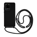 Capa com Alça Ajustável para Samsung S - Preto Modelo do Samsung:S25 Edge