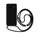Capa com Alça Ajustável para Samsung S - Preto Modelo do Samsung:S25 Edge