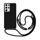 Capa com Alça Ajustável para Samsung S - Preto Modelo do Samsung:S25 Edge