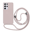Capa com Alça Ajustável para Samsung S - Rosa Modelo do Samsung:S25 Edge