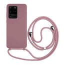 Capa com Alça Ajustável para Samsung S - Rosa Modelo do Samsung:S25 Edge