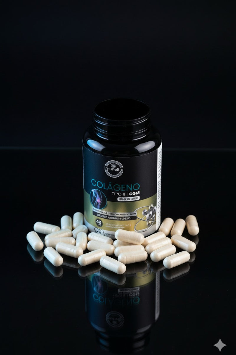 Colágeno Tipo 2 CGM + Glucosamina + Condroitina + MSM 60 Caps; Premium (1)